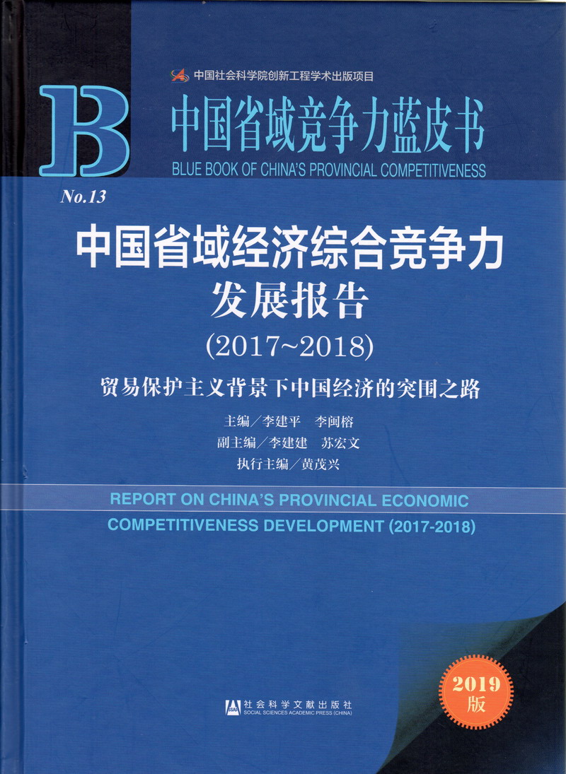 女的被插插网站www中国省域经济综合竞争力发展报告（2017-2018）